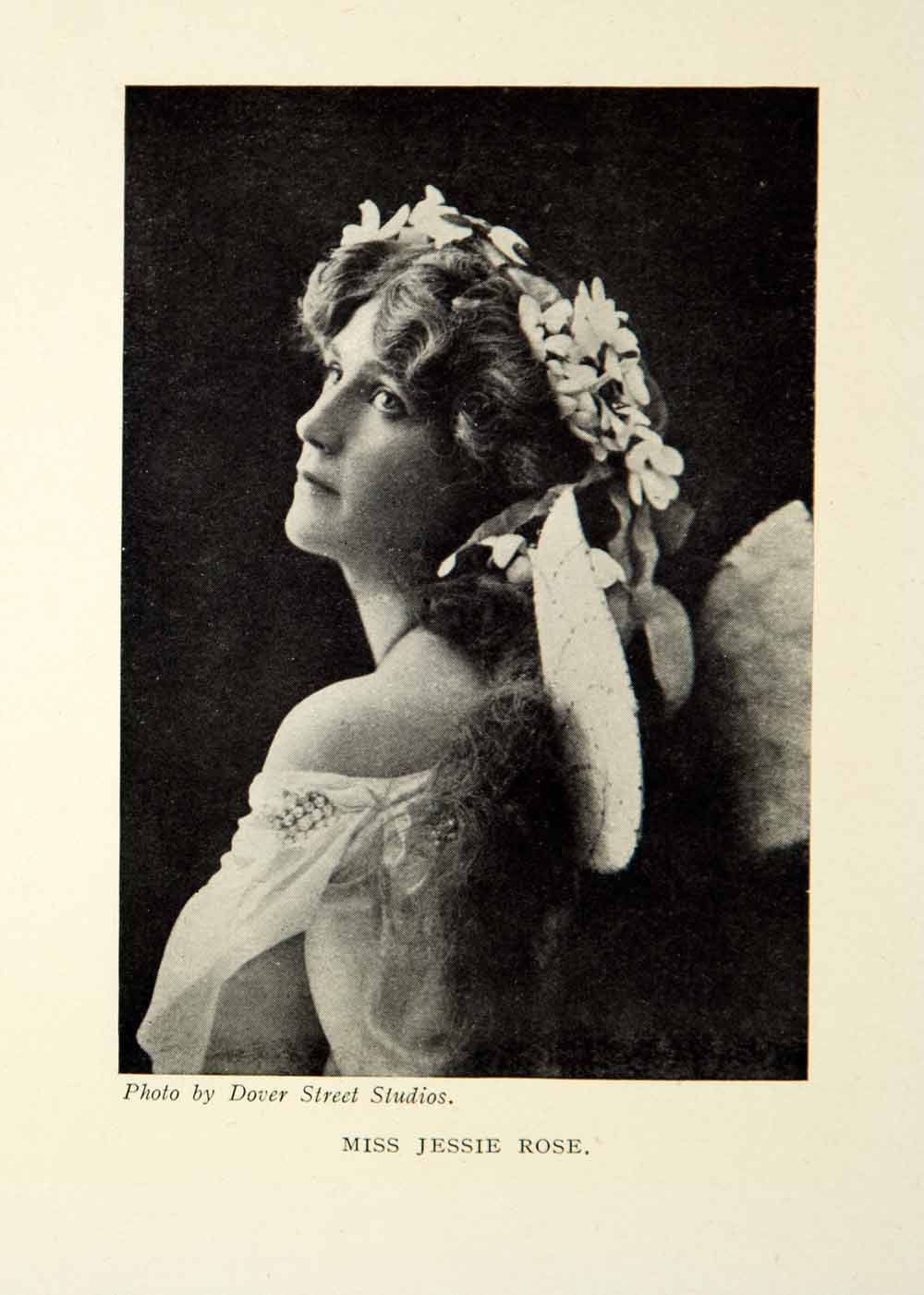 1914 Print Portrait Jessie Rose Opera Singer Actress Gilbert Sullivan Stage XMD5