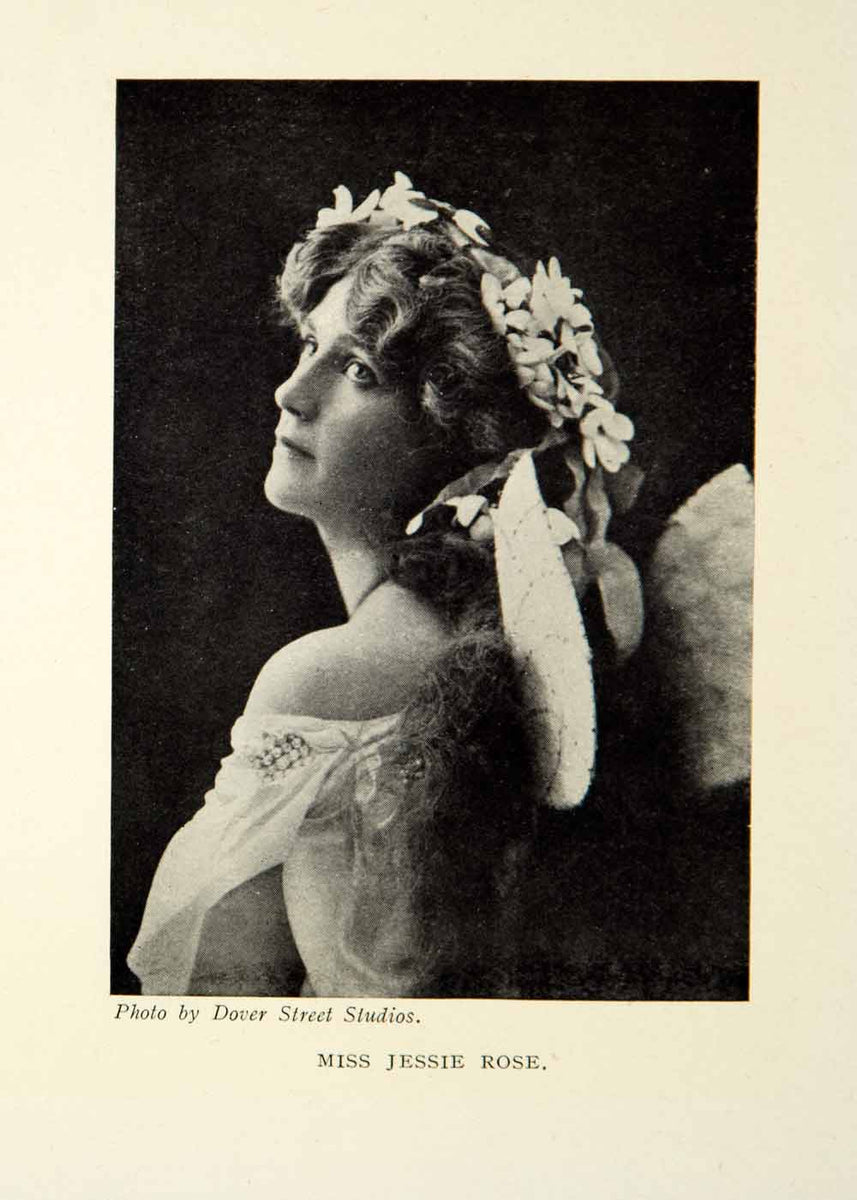 1914 Print Portrait Jessie Rose Opera Singer Actress Gilbert Sullivan ...