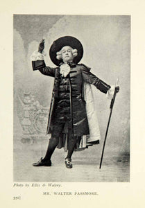 1914 Print Portrait Walter Passmore Opera Sing Actor Costume Stage Theater XMD5
