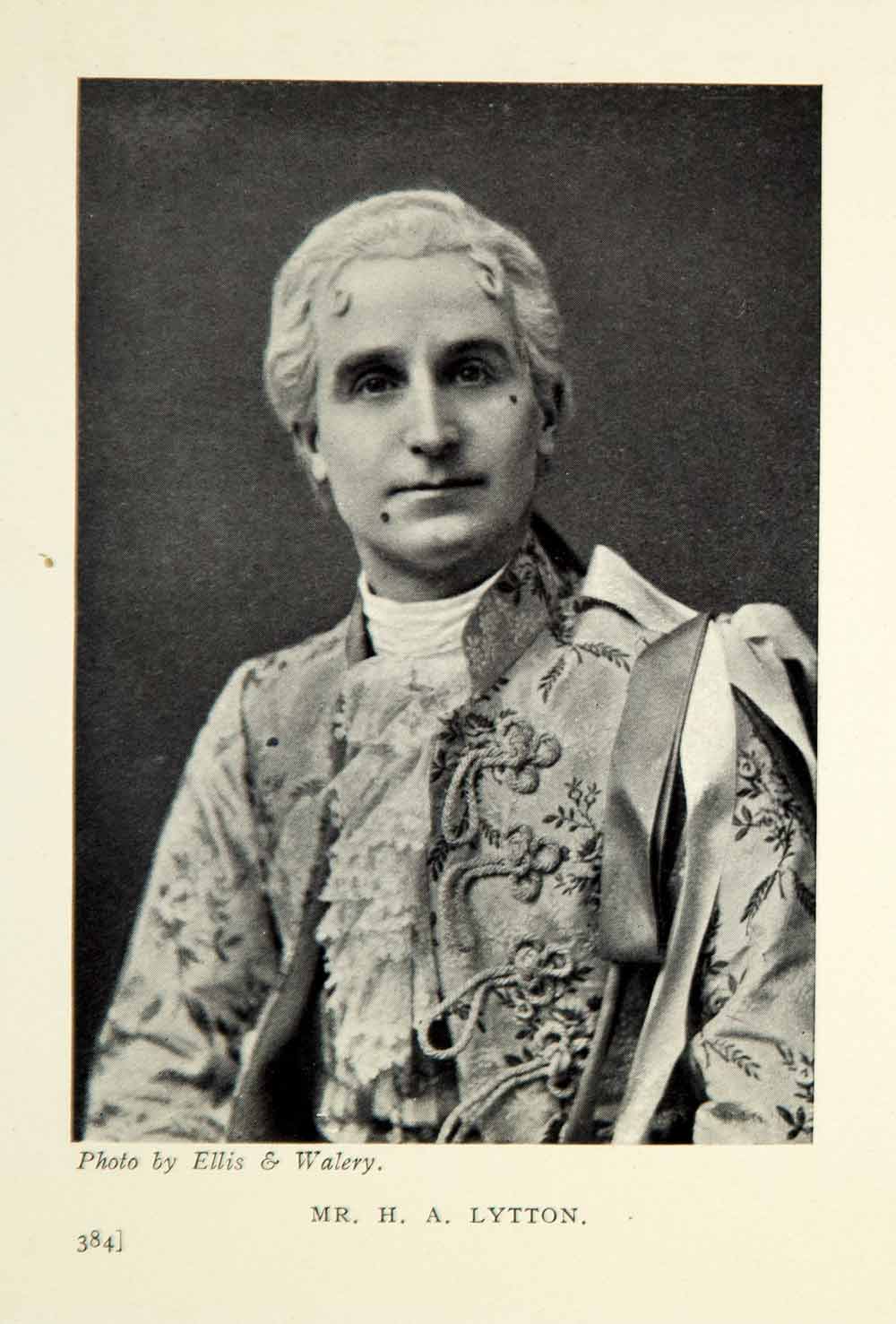 1914 Print Portrait Sir Henry A. Lytton English Actor Opera Singer Savoy XMD5