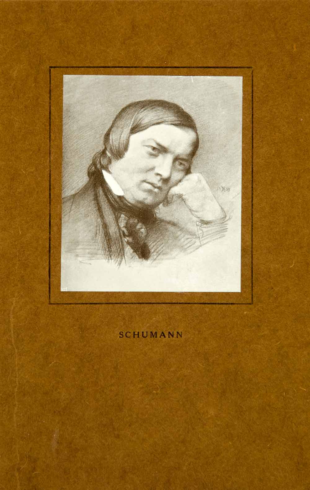 1911 Print Art Robert Schumann Portrait Romantic Music Composer Symphony XMF2