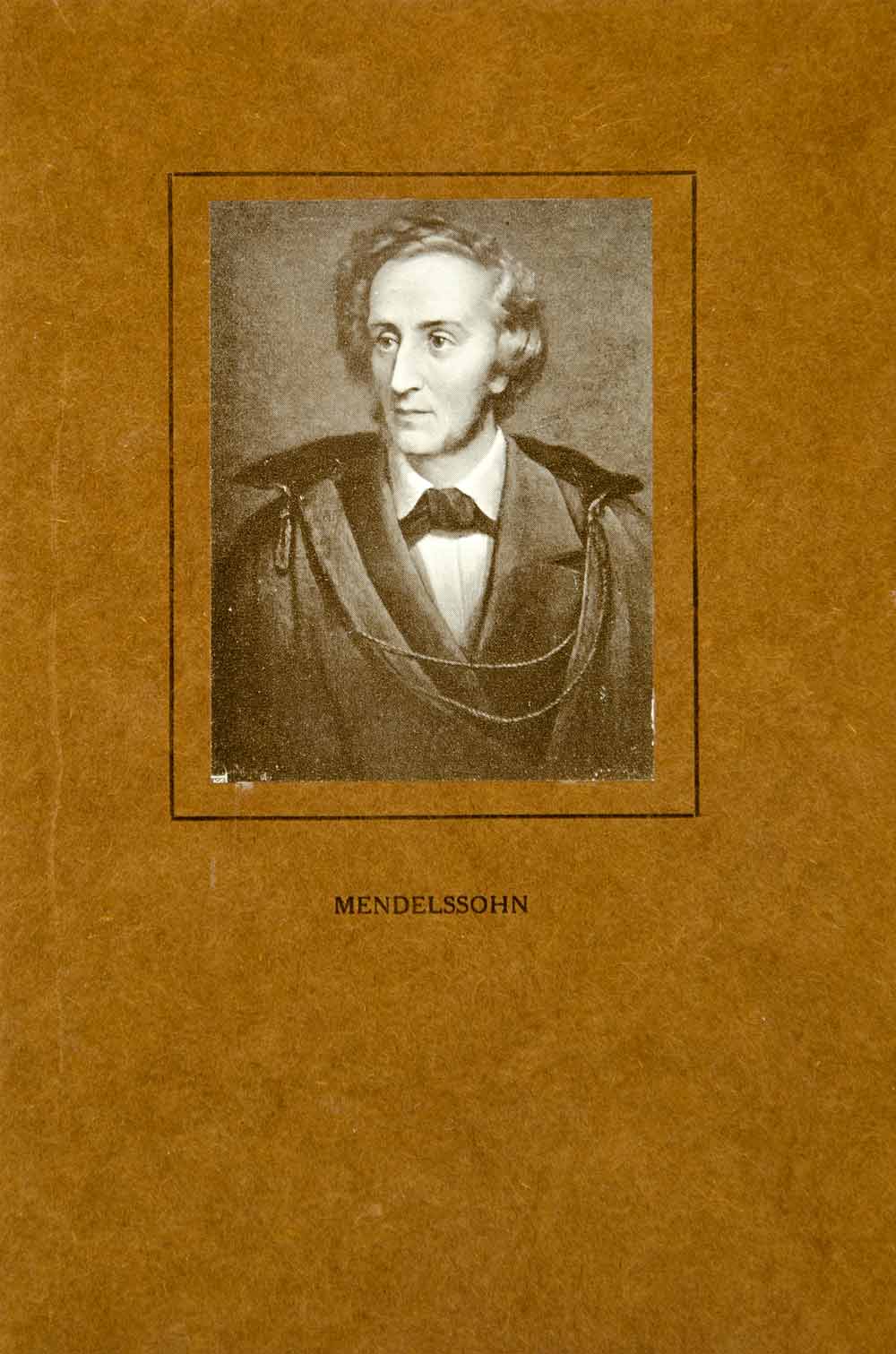 1911 Print Art Felix Mendelssohn Portrait Romantic Period Music Composer XMF2
