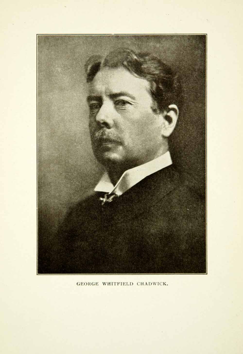1914 Print George Whitefield Chadwick Portrait Music Composer Boston Six XMF3