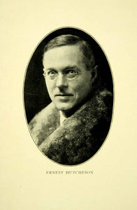 1925 Print Ernest Hutcheson Portrait Pianist Music Composer Stern XMF4