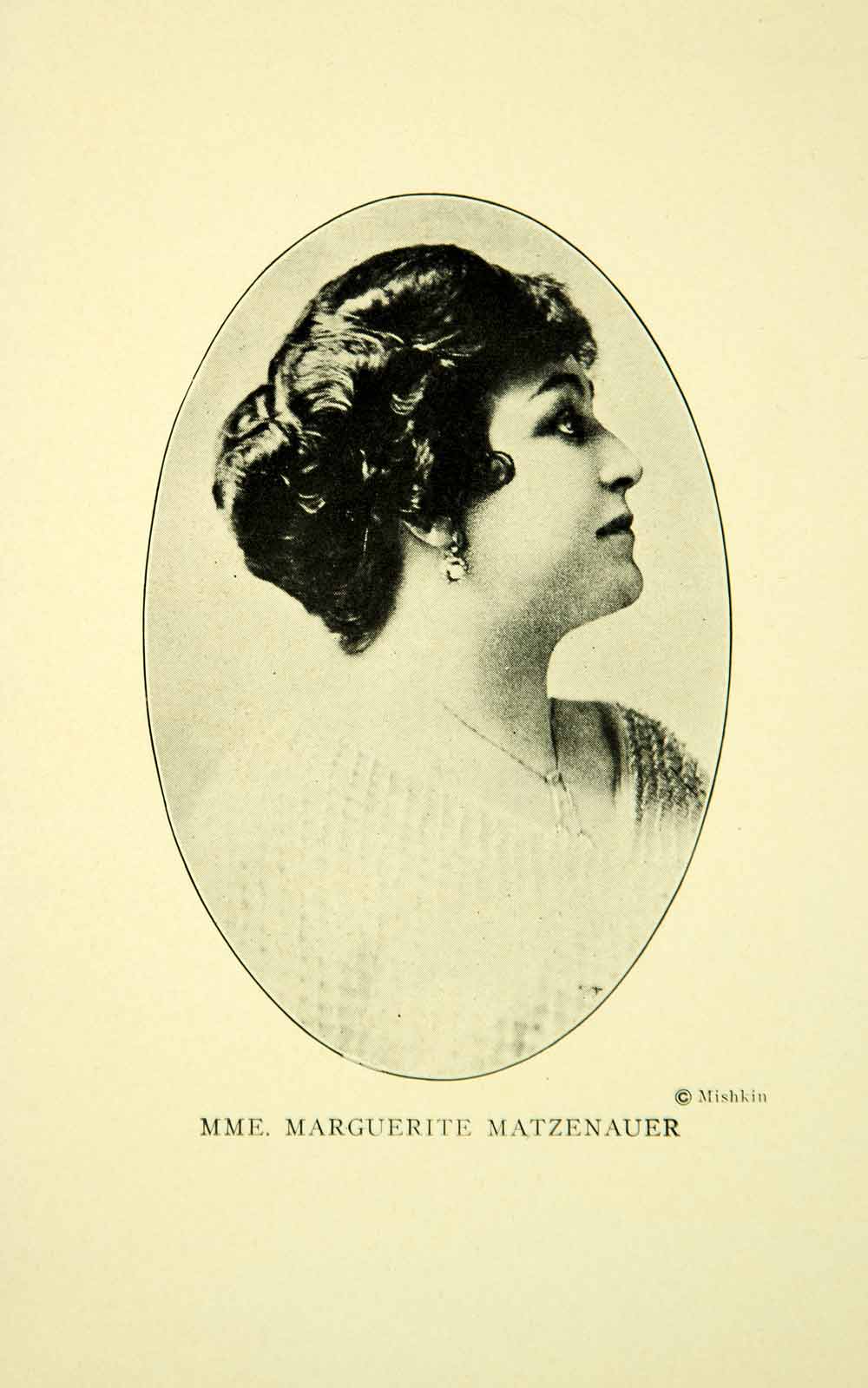 1925 Print Marguerite Matzenauer Portrait Contralto Opera Singer Music XMF4