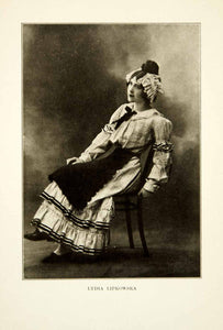 1912 Print Lydia Lipkowska Portrait Soprano Singer Music Metropolitan Opera XMG2