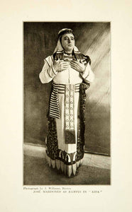 1912 Print Jose Mardones Portrait Bass Opera Singer Music Ramfis Aida XMG2