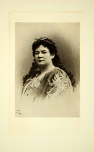 1908 Print Ernestine Schumann-Heink Portrait Opera Singer Ortrud Lohengrin XMG3