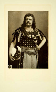 1908 Print Jean de Reszke Portrait Opera Singer Tristan Isolde Costume XMG3
