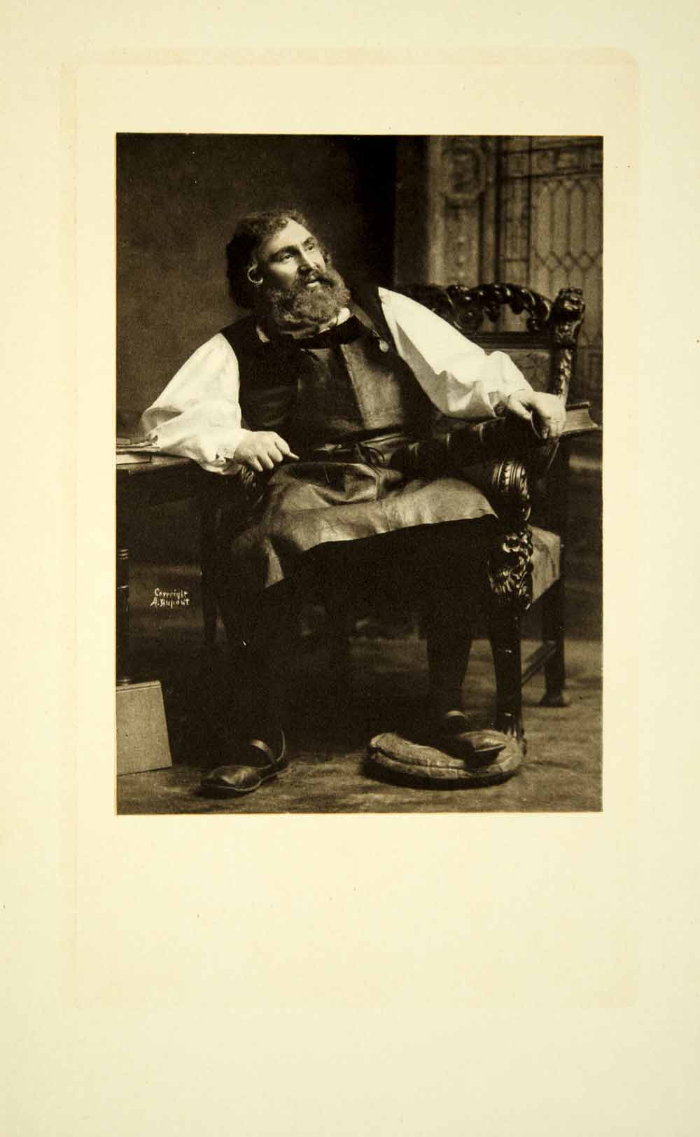 1908 Print Anton van Rooy Portrait Opera Singer Hans Sachs Meistersinger XMG3