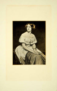 1908 Print Eduard Magnus Art Jenny Lind Portrait Opera Singer Music Theater XMG3