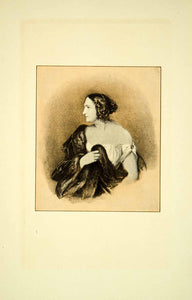 1908 Print Franz Hanfstaengl Wilhelmine Schroder-Devrient Portrait Opera XMG3