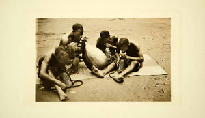 1908 Print Bateke Tribe Bantu Band Music Democratic Republic Congo Africa XMG3