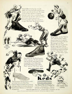 1936 Ad Keds United States Rubber Footwear 1790 Broadway NY Kids Shoes YAB2