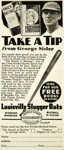 1934 Ad Louisville Slugger Bat Hillerich&Bradsby 440 Finzer St KY George YAB2