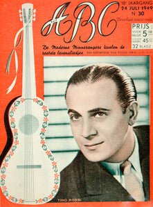1949 Cover ABC Tino Rossi Moderne Minnerangers Kwelen Roetste YABC1