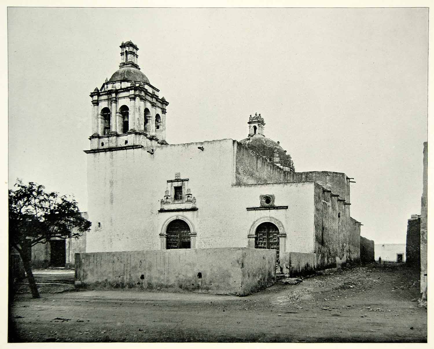 1894 Print Church Guadeloupe Chihuahua Mexico Roman Catholic Architecture YAC1