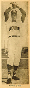 1961 Print Portrait MLB Baseball Cleveland Indians James Mudcat Grant YBD1