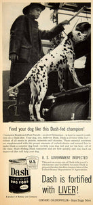 1954 Ad Dash Armour Dog Pet Food Champion Roadcoach Post Parade Dalmatian YBL1