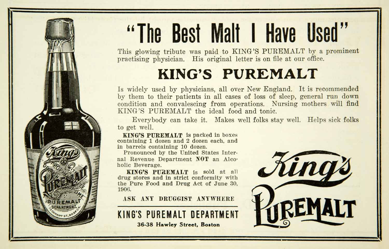 Vintage Tonic Labels
