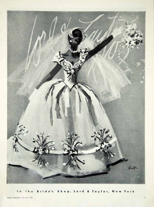 1956 Ad Vintage Wedding Dress Gown Bride Bridal Fashion Illustration L Period Paper Historic Art LLC 1956 Ad Vintage Wedding Dress Gown Bride Bridal Fashion Illustration L Period Paper Historic Art LLC