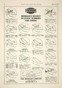 1929 Ad Menihan Spring Collection Shoes Women Fashion Accessories New York YBSR1