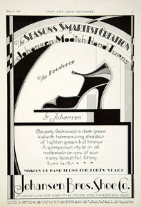 1929 Ad Prudence Shoe Johansen Brothers Saint Louis Theater Typography YBSR1