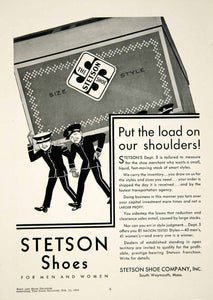 1930 Ad Stetson Shoes Men Women Fashion South Weymouth Massachusetts YBSR1