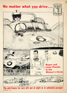 1963 Ad Dupont Zerex Antifreeze MR8 Roger Lissa Penske Formula 1 Race Car YCD2