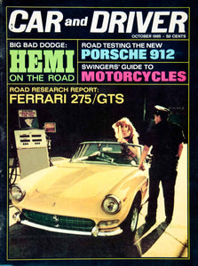 1965 Cover Car Driver Ferrari 275 GTS Spider Sports 3.3L V12 Engine 2Door YCD3