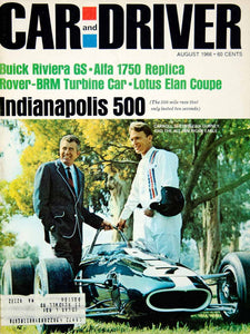 1966 Cover Car Driver Carroll Shelby Race Dan Gurney All American Eagle T1G YCD4