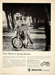 1966 Ad Bridgestone 60cc Sport Motorcycle Harry Lesson Transportation YCD4
