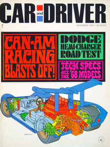 1967 Cover Car Driver Ford G7-A Can-Am Racing Richard Soules 7.0L V8 YCD5