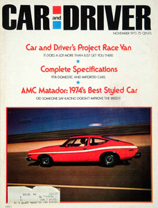1973 Cover 1974 AMC Matador X Car Driver Michigan International Speedway YCD9