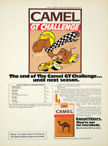 1973 Ad Camel Cigarettes GT Challenge Smoking Tobacco Race Automotive –  Period Paper Historic Art LLC