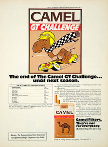 1973 Ad Camel Cigarettes GT Challenge Smoking Tobacco Race Automotive YCD9