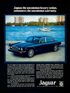 1975 Ad Jaguar XJ 4 Door Luxury Sedan UK Import Car Series II Uncommon YCD9