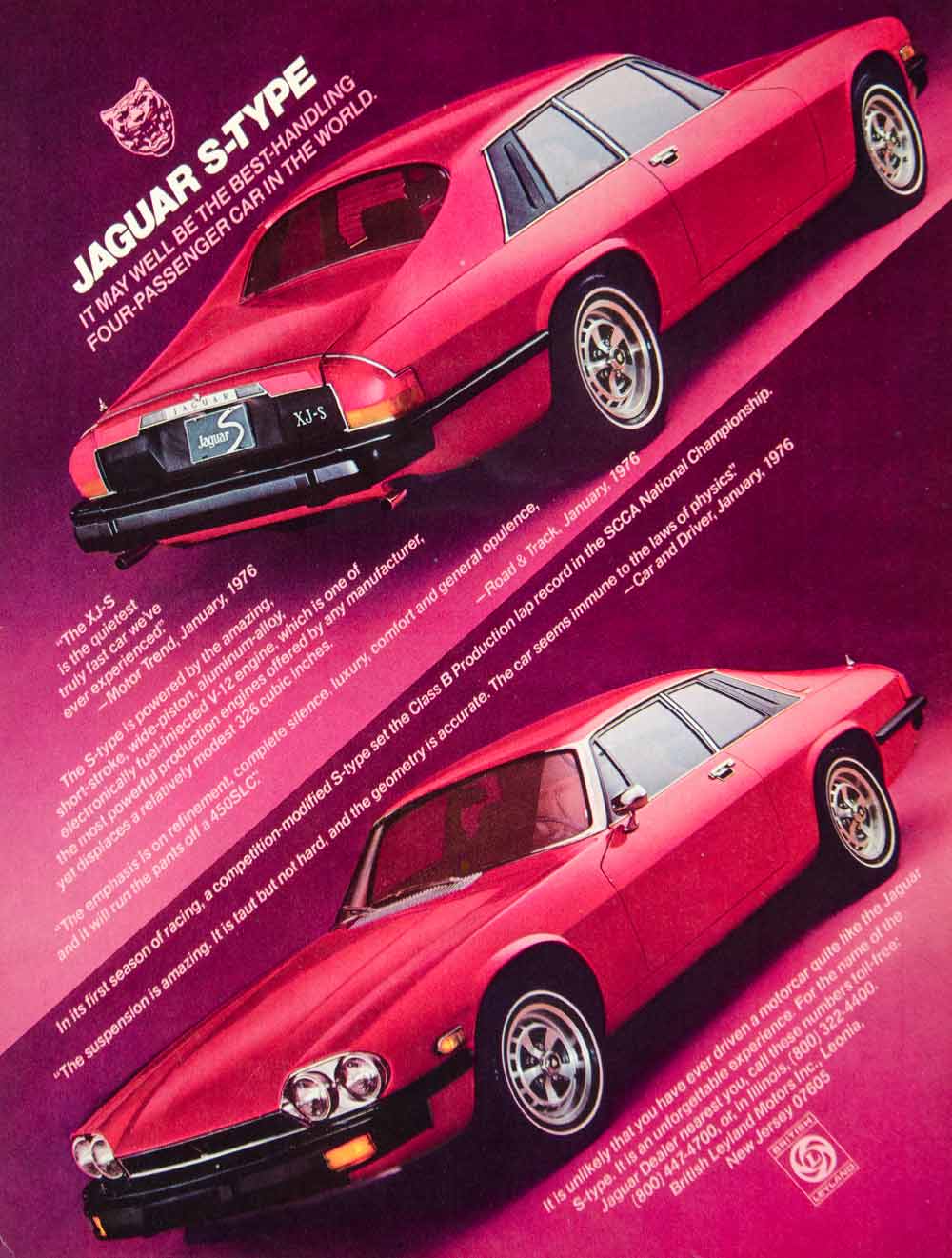 1977 Ad Jaguar XJ-S Type 2 Door Coupe Grand Tourer Luxury 5.3L V12