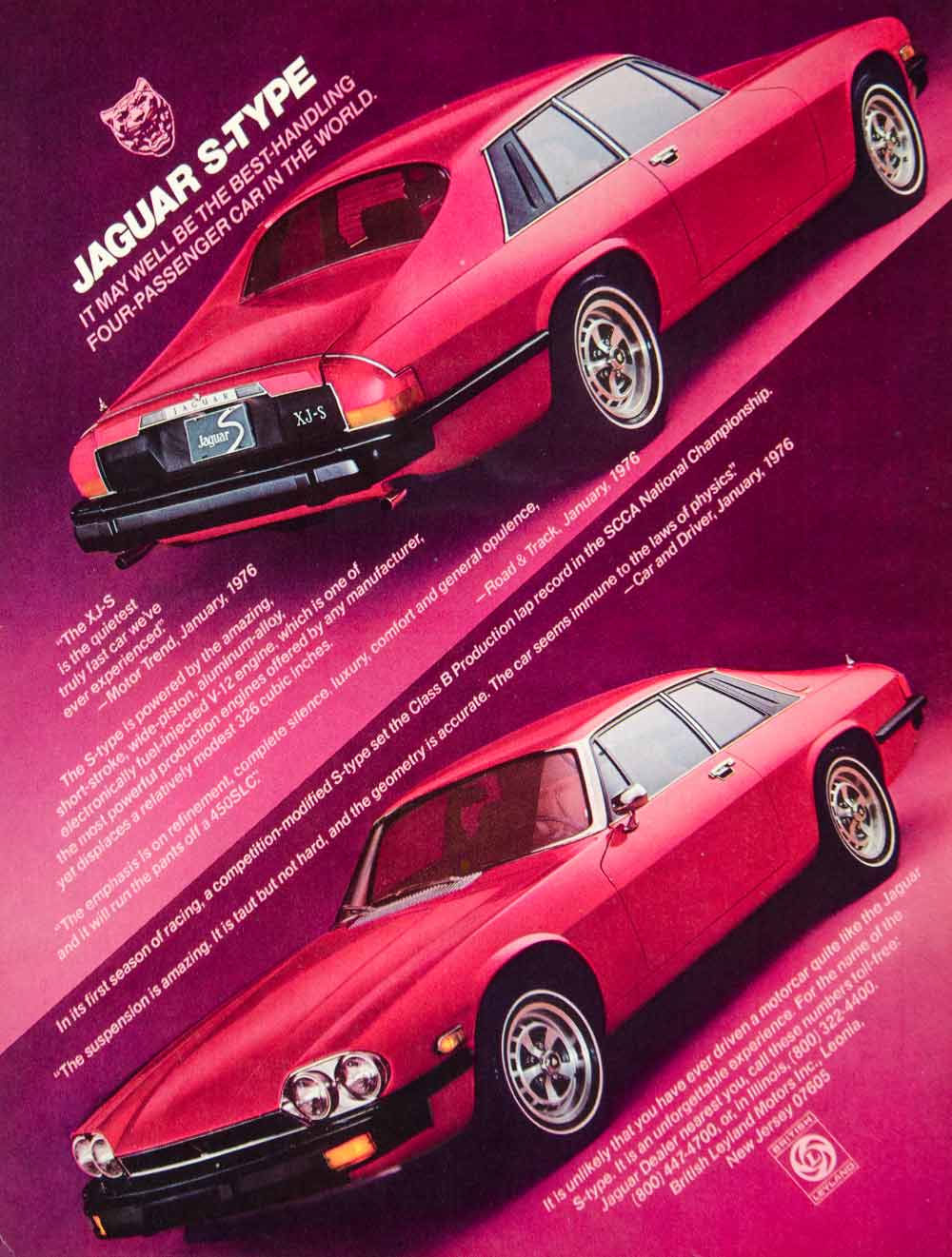 1977 Ad Jaguar XJ-S Type 2 Door Coupe Grand Tourer Luxury 5.3L V12 Engine YCD9