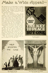 1917 Print World War I Liberty Loan Posters Art Home Front Bonds Propaganda WWI