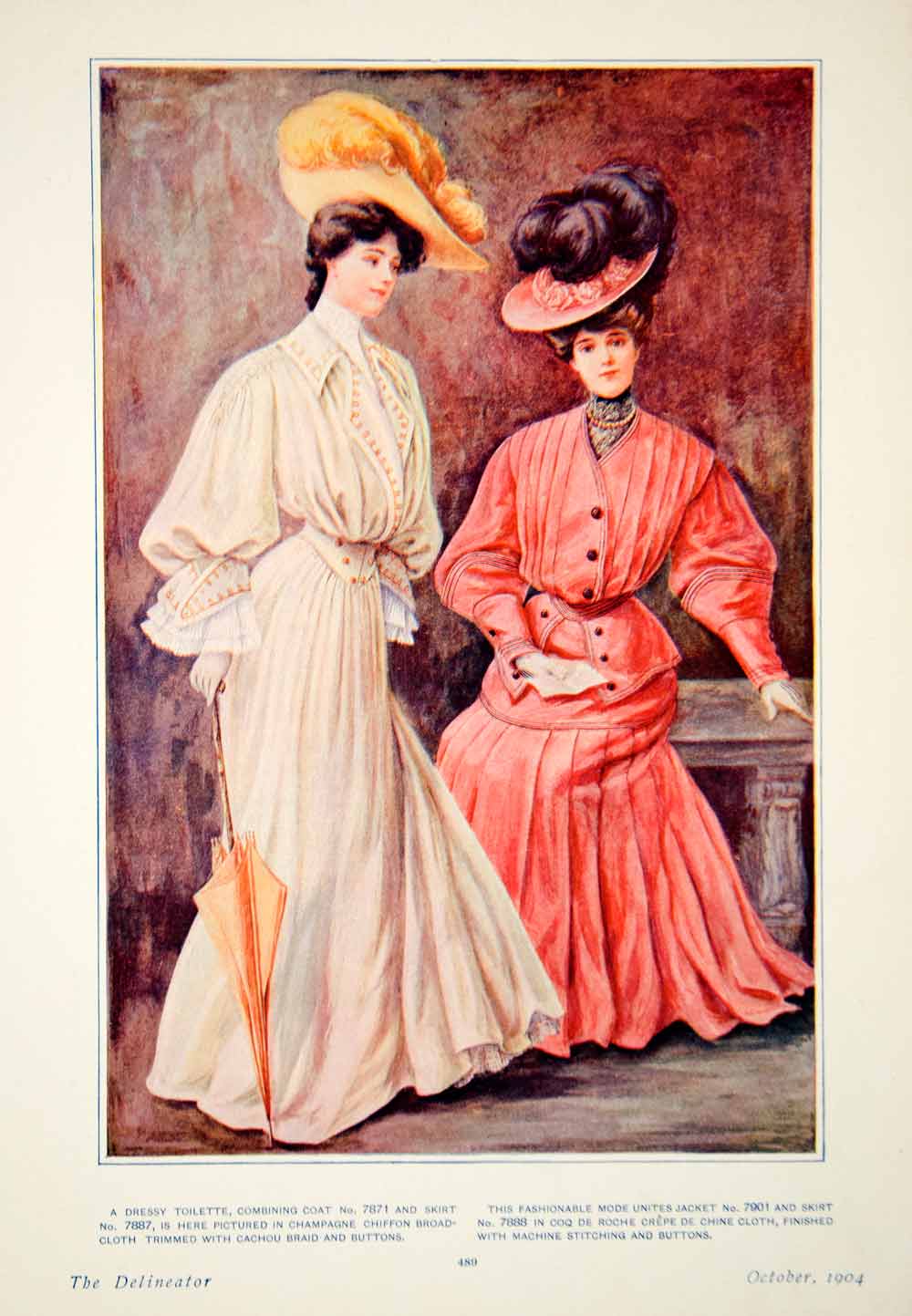 1904 fashion dresses Edwardian Fashion