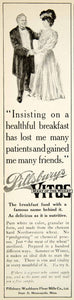 1905 Ad Pillsbury Washburn Flour Mills Minneapolis Minnesota Meat Wheat YDL2