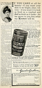 1905 Ad Kosmeo Beauty Cream Gervaise Graham 1303 Michigan Ave Chicago YDL2