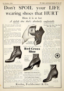 1906 Ad Krohn Fechheimer 820 830 Sycamore St Cincinnati Ohio Shoe Style YDL3