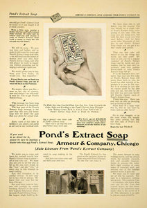 1906 Ad Ponds Extract Soap Health Beauty Armour Chicago IL Hygiene Bath YDL3