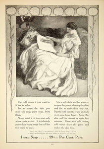 1907 Ad Ivory Soap Art Nouveau Clean Health Beauty Design Victorian YDL4