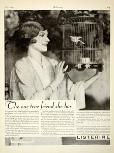 1929 Ad Listerine Dental Mouthwash Lambert Pharmacal St Louis Missouri Girl YDL6