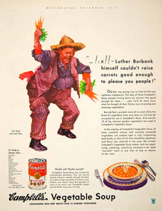 1934 Ad Campbells Vegetable Soup Camden New Jersey Food Grocery Meal Canned YDL6