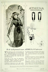 1920 Ad Athena Underwear Marshall Field Women's Clothing Undergarments YDL9
