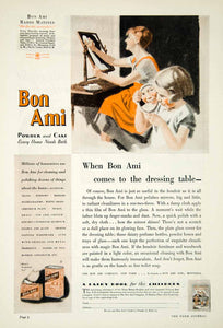 1930 Ad Bon Ami Cleaning Powder Household Cake Radio Matinee Mother Child YFJ1